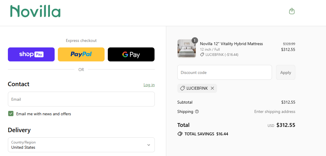 Coupon proof LUCIEBFINK