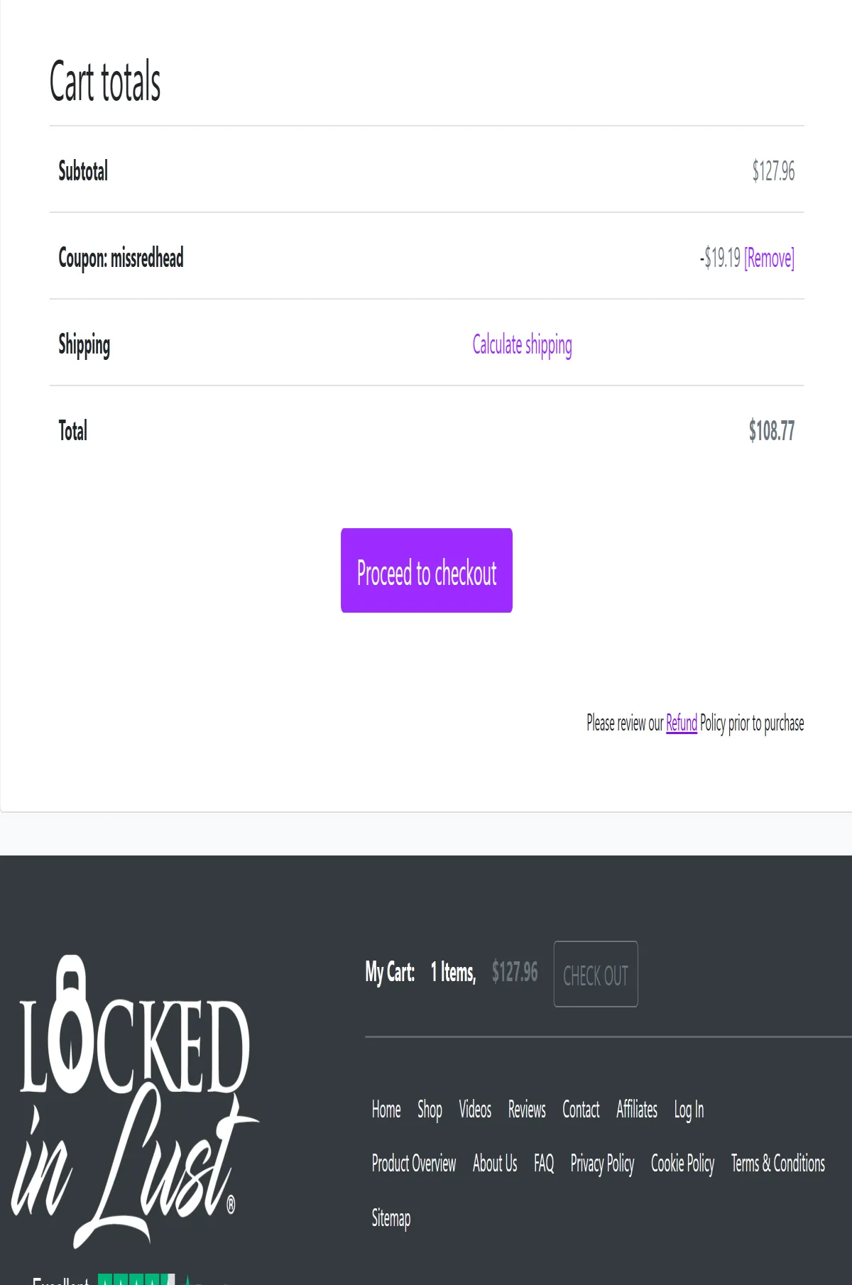 Coupon proof missredhead