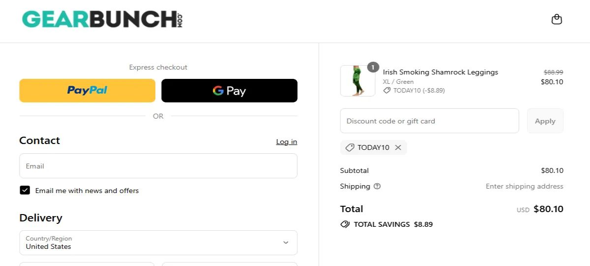 Coupon proof TODAY10