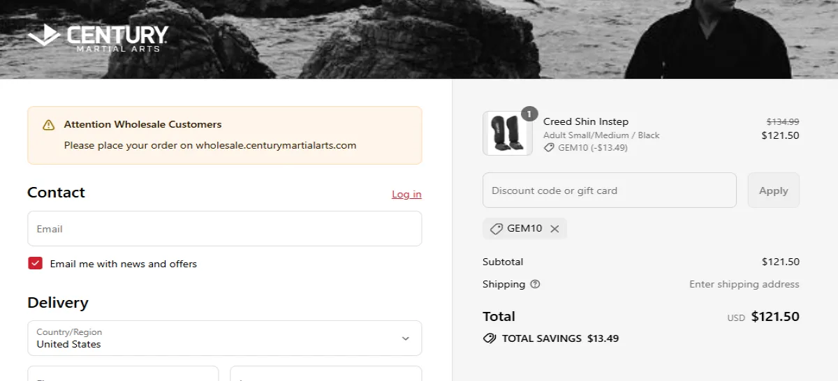 Coupon proof GEM10