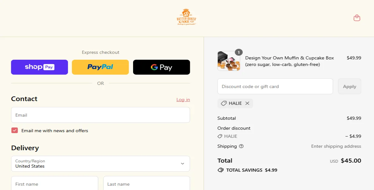 Coupon proof HALIE
