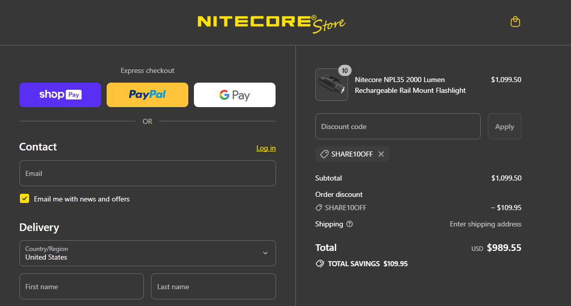 Coupon proof SHARE10OFF
