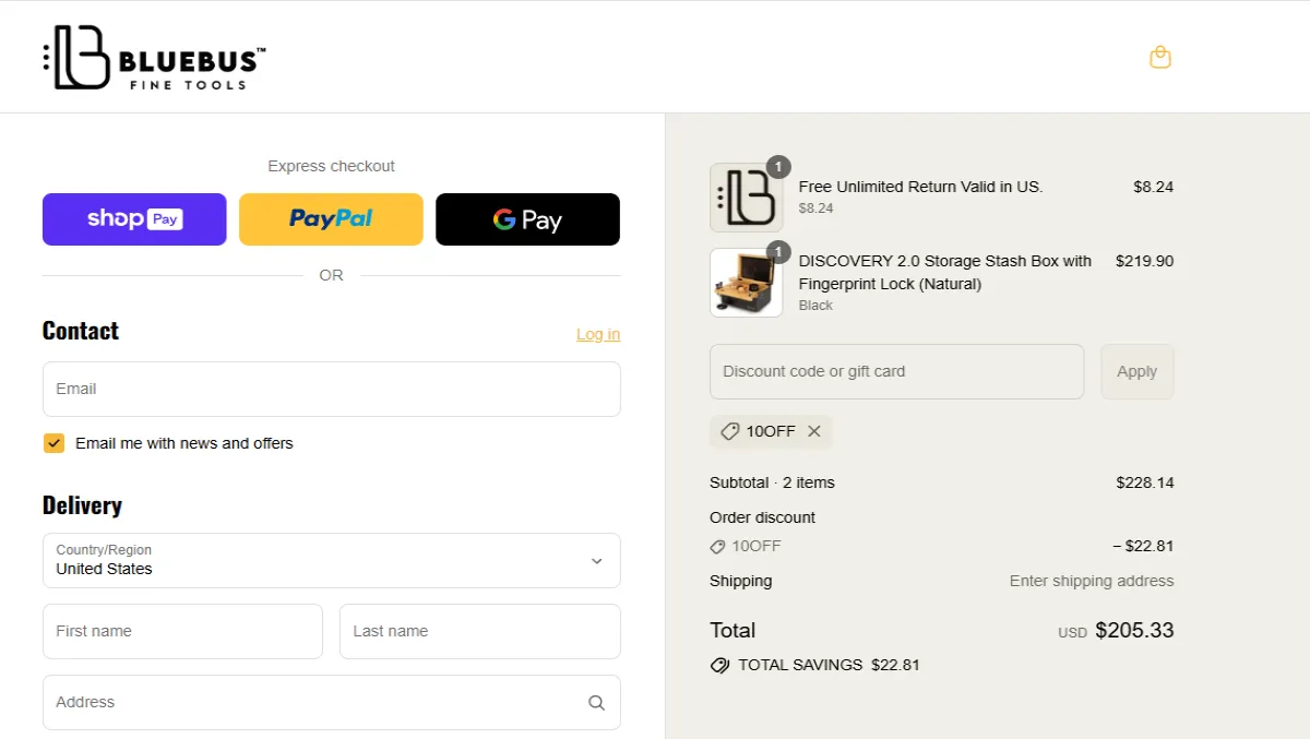 Coupon proof 10OFF
