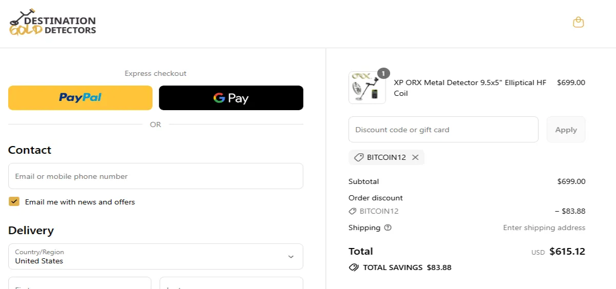 Coupon proof BITCOIN12