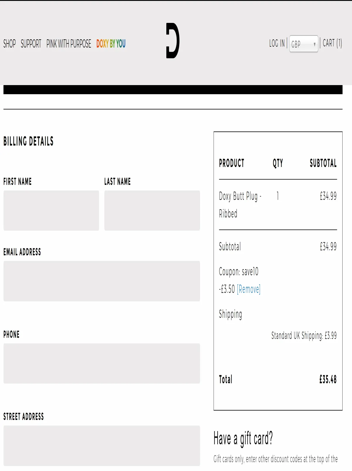 Coupon proof SAVE10