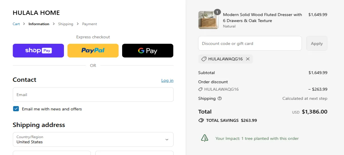 Coupon proof HULALAWAQG16