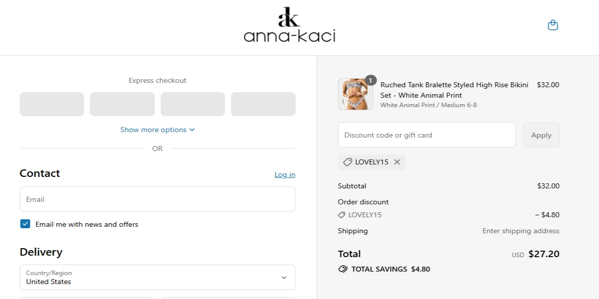 Coupon proof LOVELY15