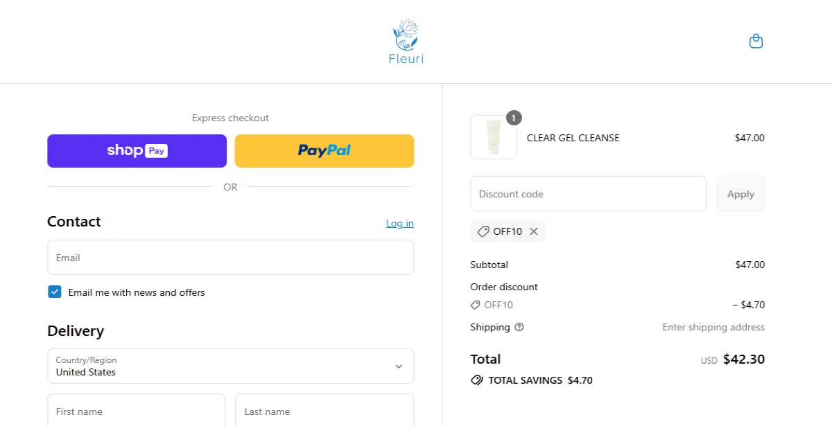 Coupon proof OFF10