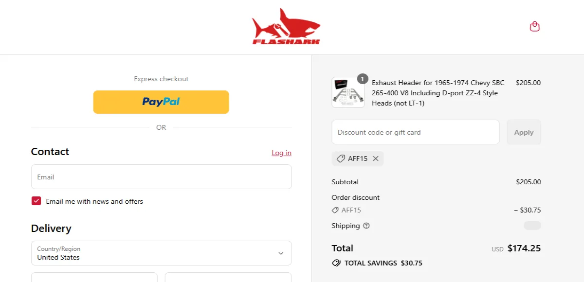 Coupon proof AFF15
