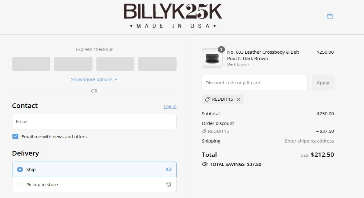 Coupon proof REDDIT15
