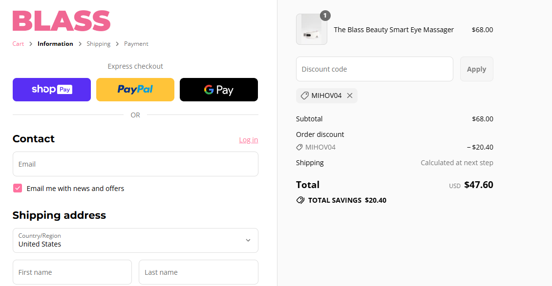 Coupon proof MIHOV04