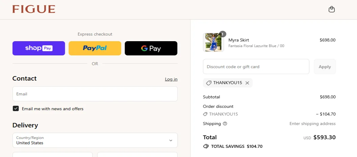 Coupon proof THANKYOU15