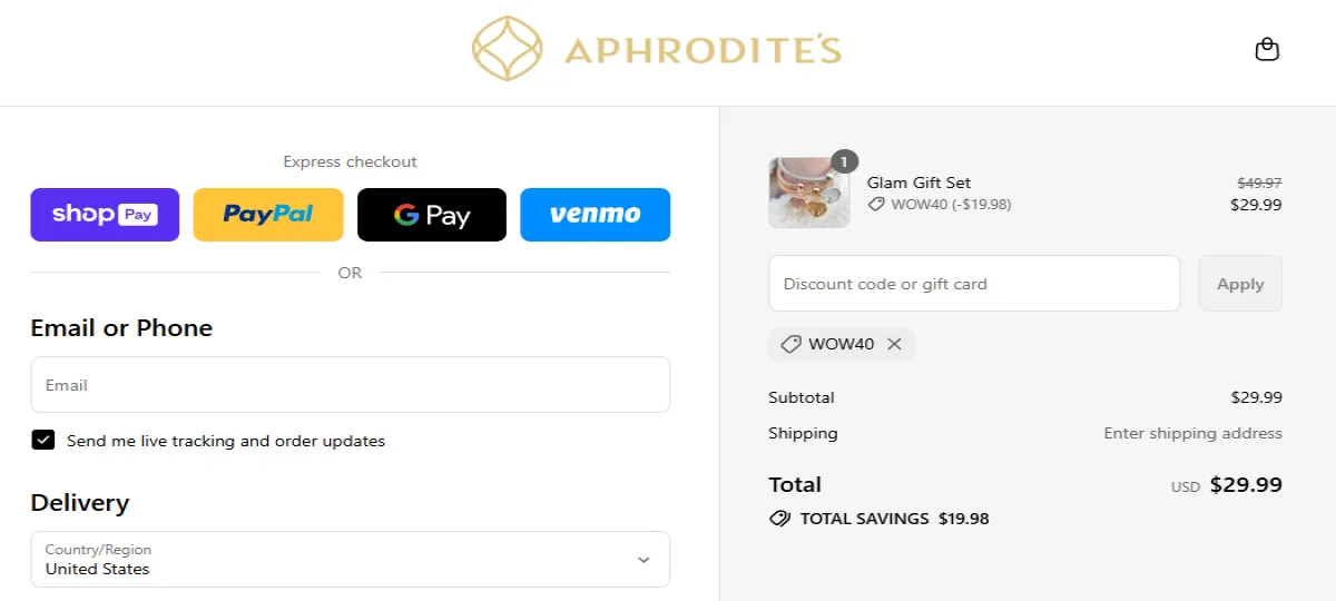Coupon proof WOW40