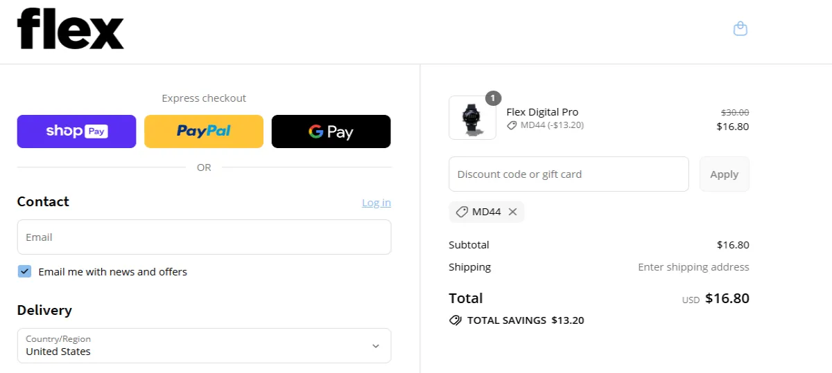 Coupon proof MD44
