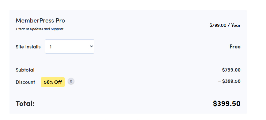 Coupon proof WELCOME