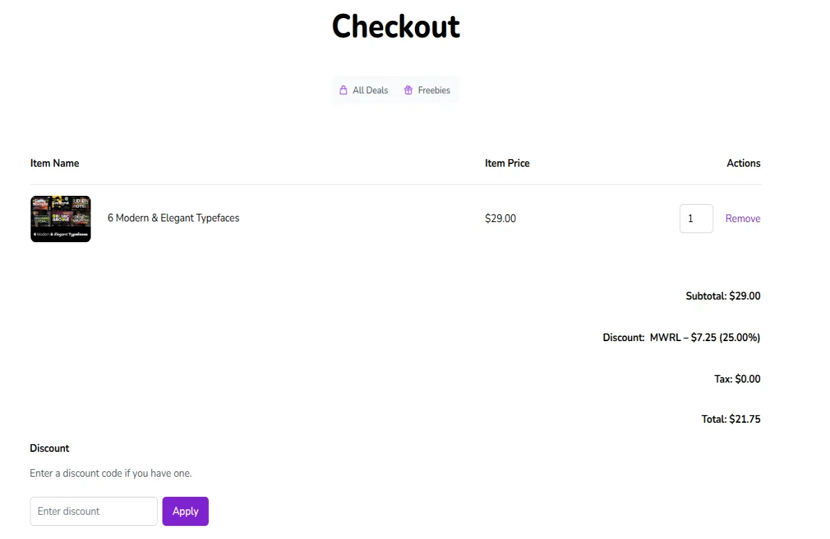 Coupon proof MWRL