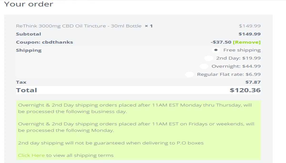 Coupon proof cbdthanks