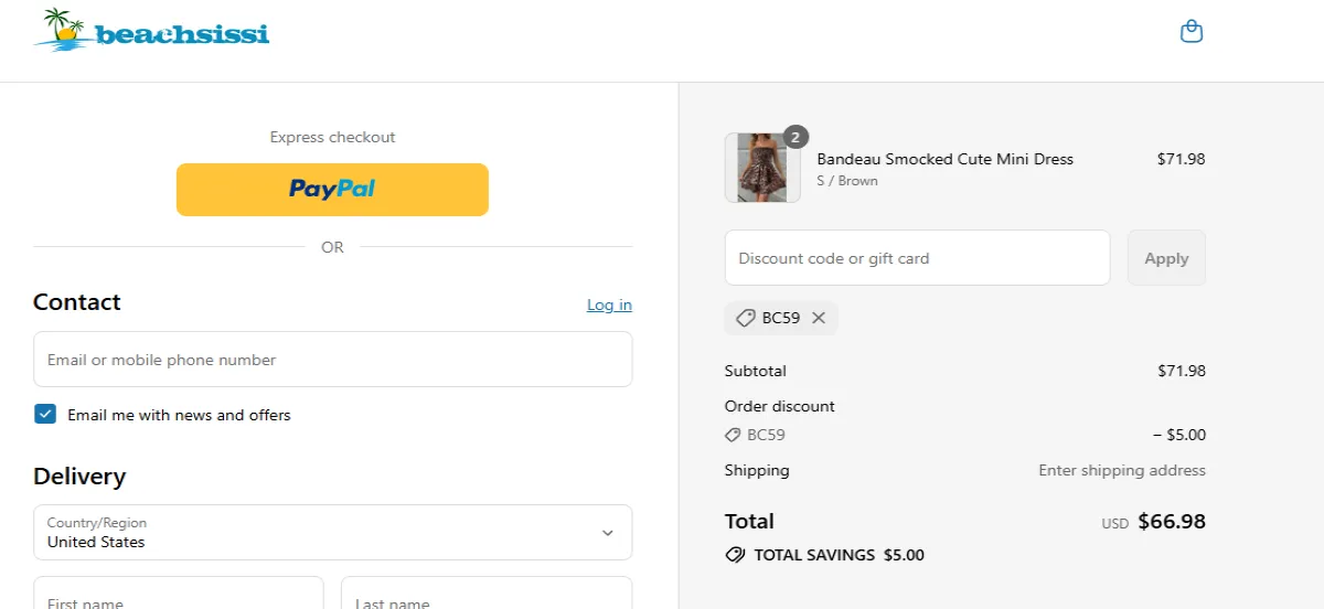 Coupon proof BC59