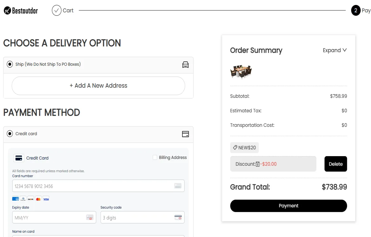 Coupon proof NEW$20
