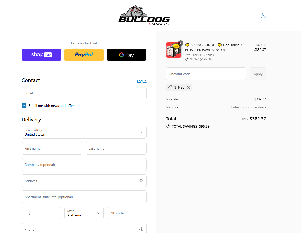 Coupon proof NTN20