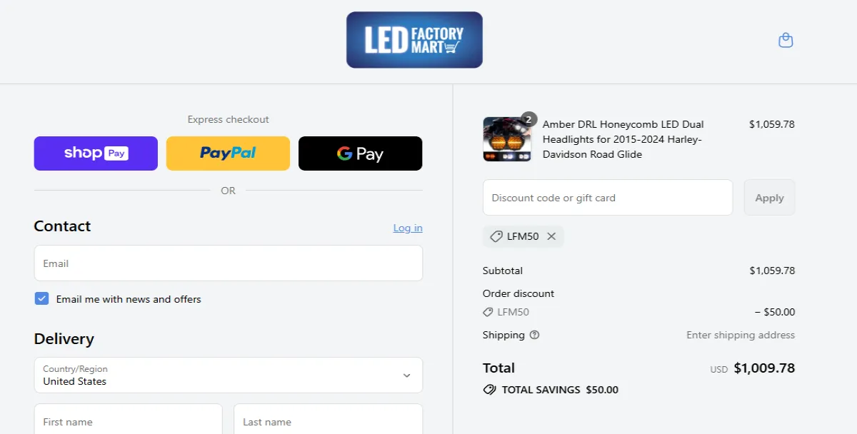 Coupon proof LFM50