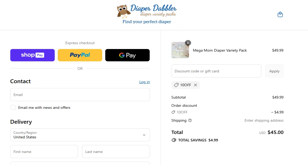 Coupon proof 10OFF