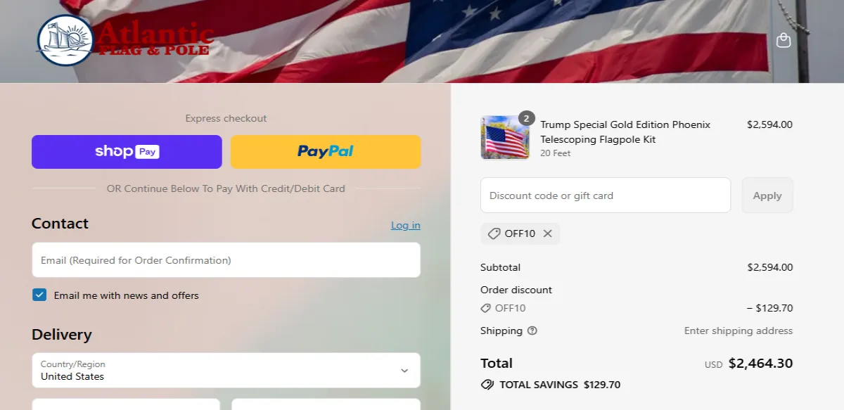Coupon proof OFF10