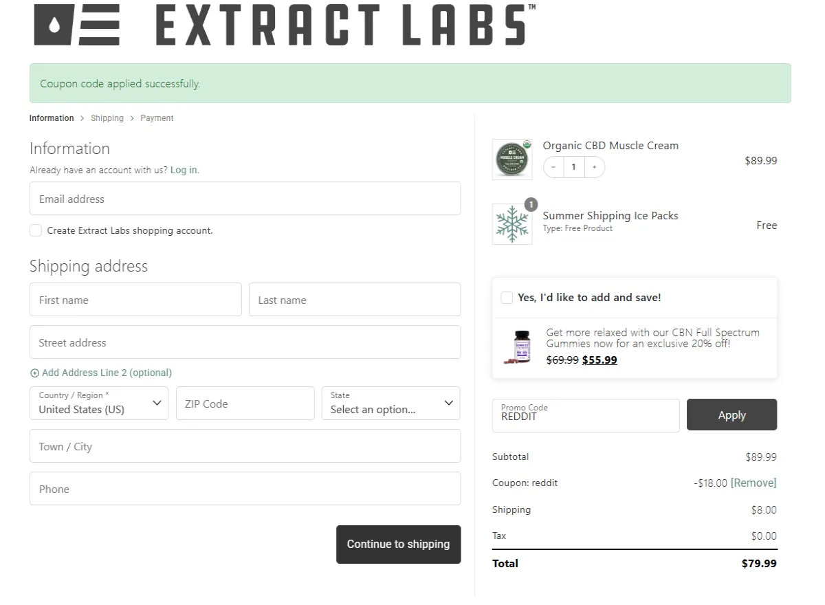 Coupon proof REDDIT