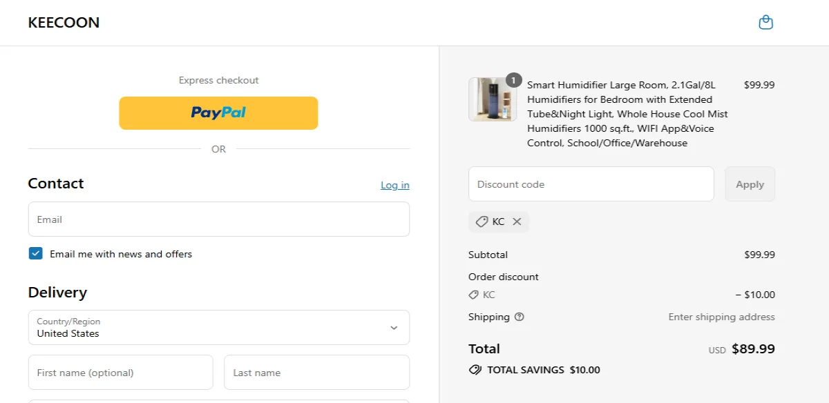 Coupon proof KC