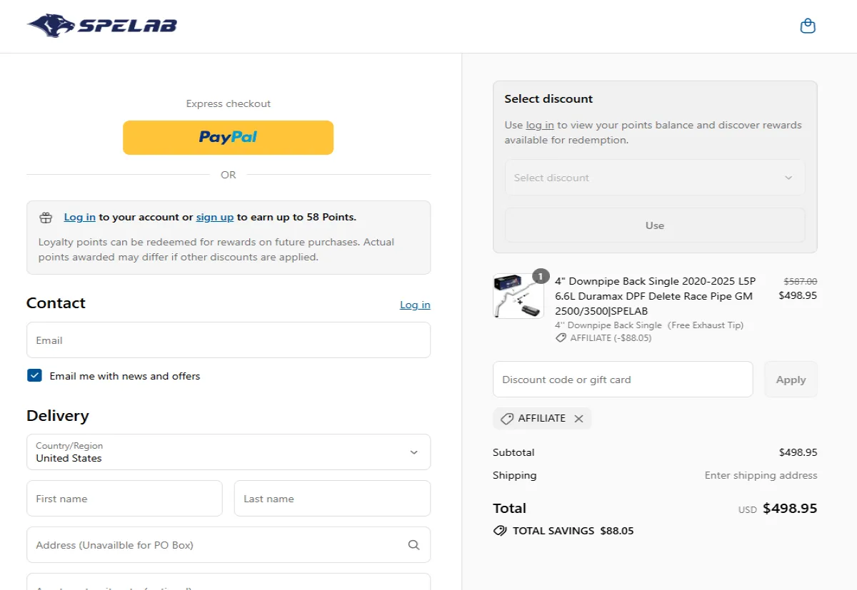Coupon proof AFFILIATE