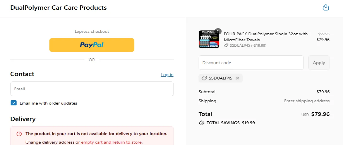 Coupon proof SSDUALP45