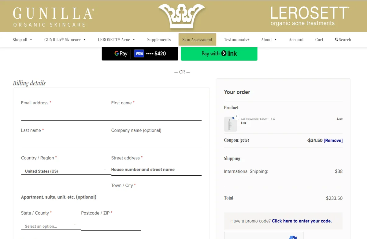 Coupon proof Get15