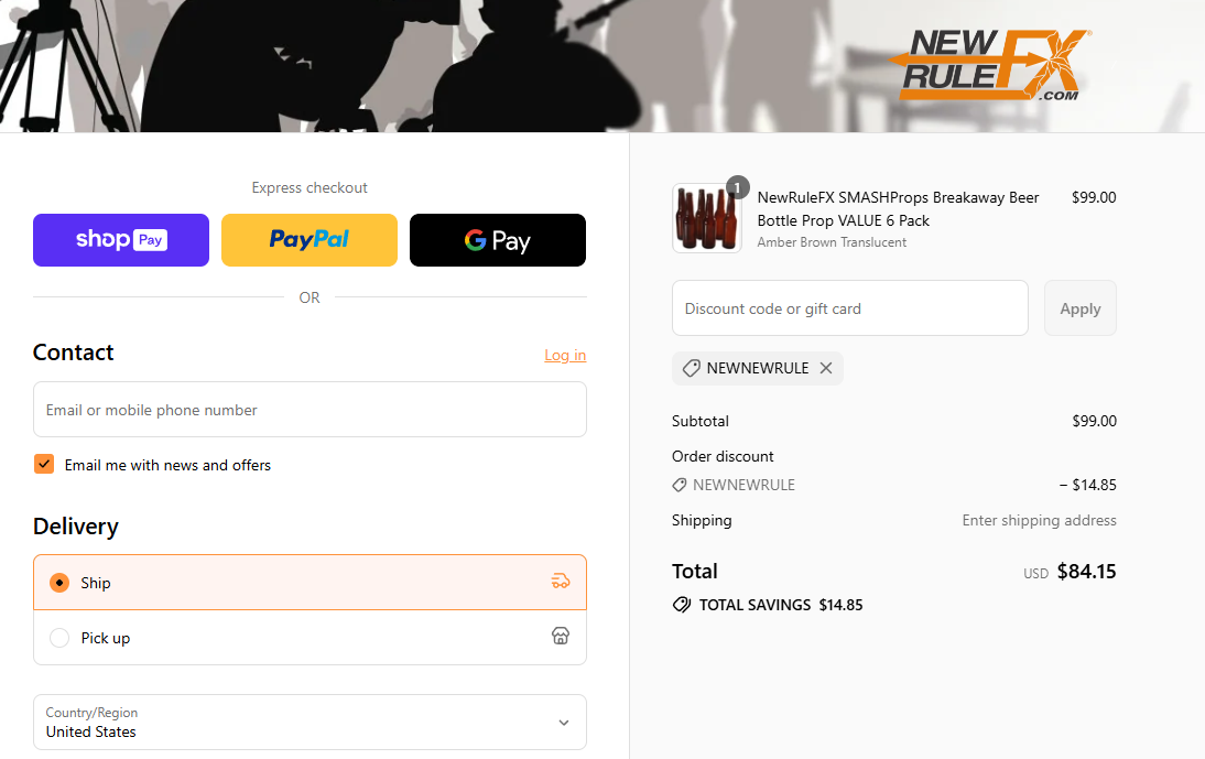 Coupon proof NEWNEWRULE