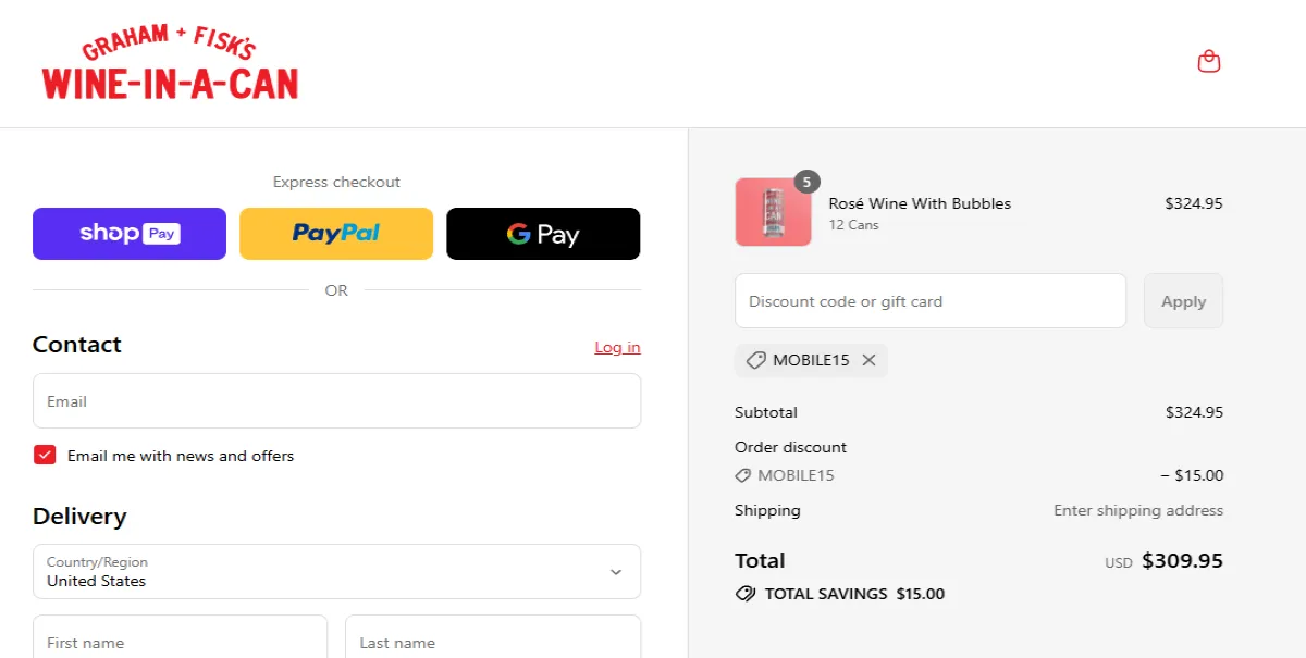 Coupon proof MOBILE15
